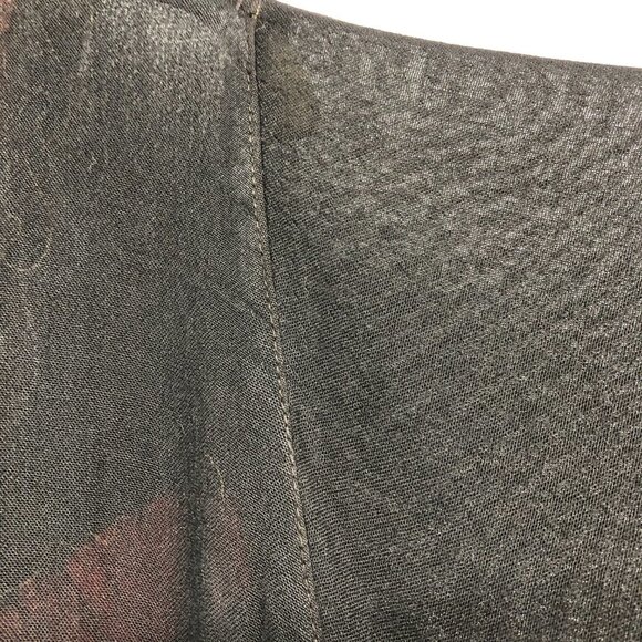 Shiva Fashions Rayon Black & Red High Low Hindi-style Tunic Blouse OS - Picture 13 of 15